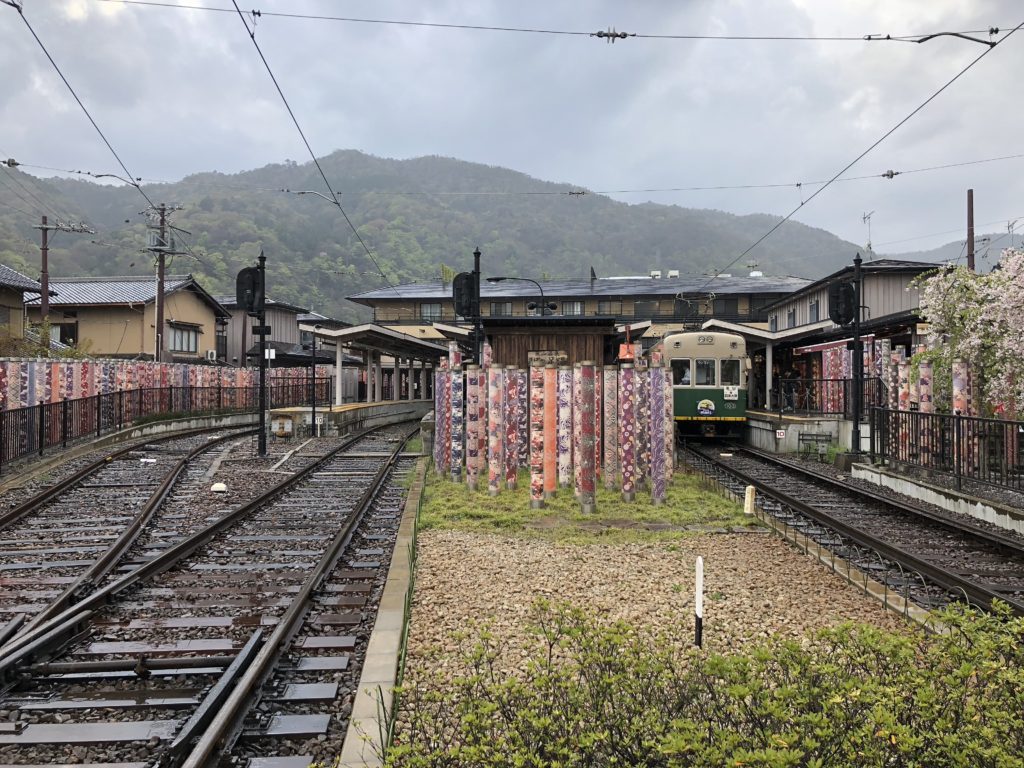 ▲嵐山駅（嵐電 -  京福電気鉄道）